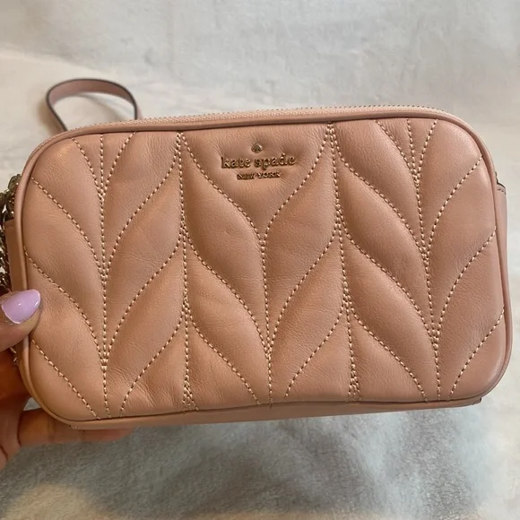 Kate Spade Briar Kendall Pink Quilted Bag New - Picture 13 of 13